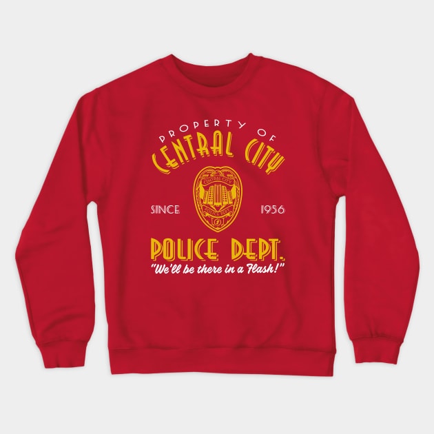 Property of CCPD Crewneck Sweatshirt by Alema Art